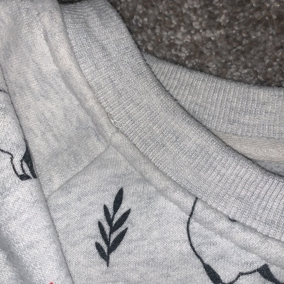 Llama Print Sweatshirt - Picture 4 of 6